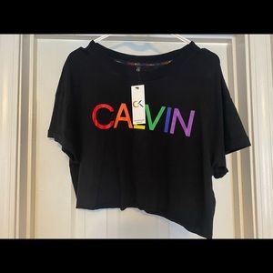 Calvin Klein crop tee